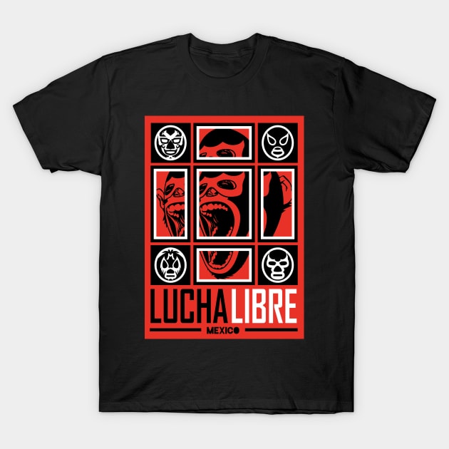 LUCHALIBRE MEXICO T-Shirt by RK58